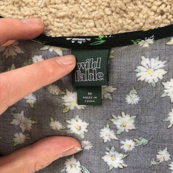 Womens crop floral top - Picture 4 of 4